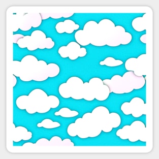 Spring Clouds 3 (MD23KD009) Sticker